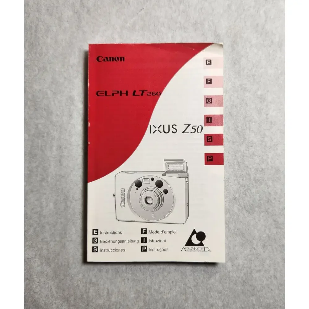 Canon ELPH LT260 APS Camera With Carry Case And Advantix Film 25 Exp.(Open Box)